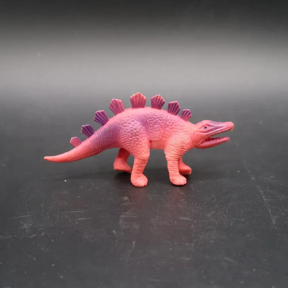 Dinosaur Toys Set of 6 Plastic Rubber Velociraptor Brontosaurus Chinasaur Vtg